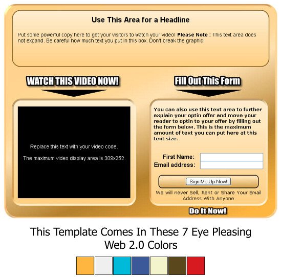 Squeeze Video Template 2 Squeeze Video Template 1
