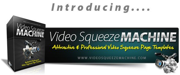 attractive video squeeze page