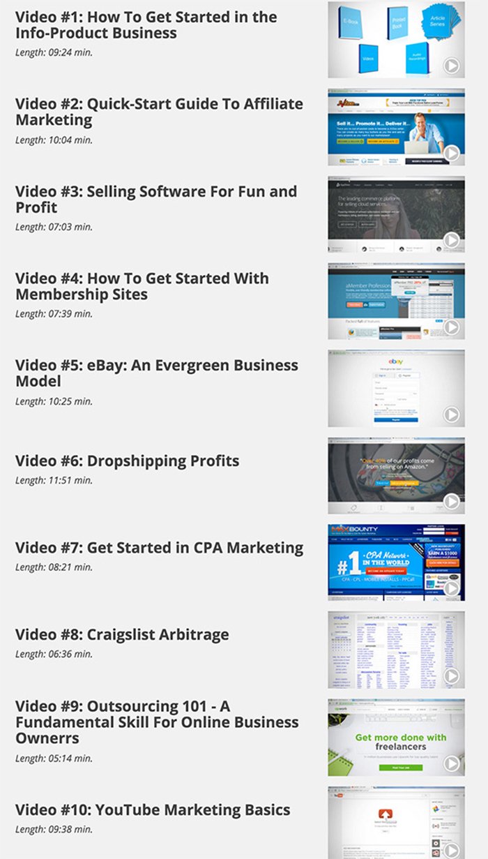 internet marketing tutorial videos